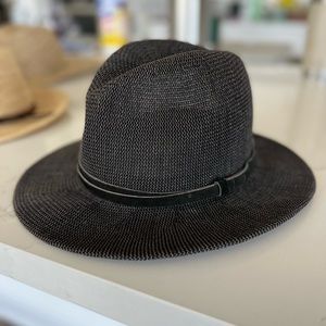 Goorin Bros Black Straw Hat